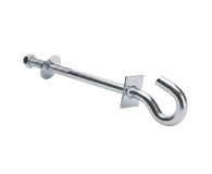 ExtraLink Śruba hakowa do wieszania uchwytów odciągowych 12/250mm - 1544089 - zdjęcie 1